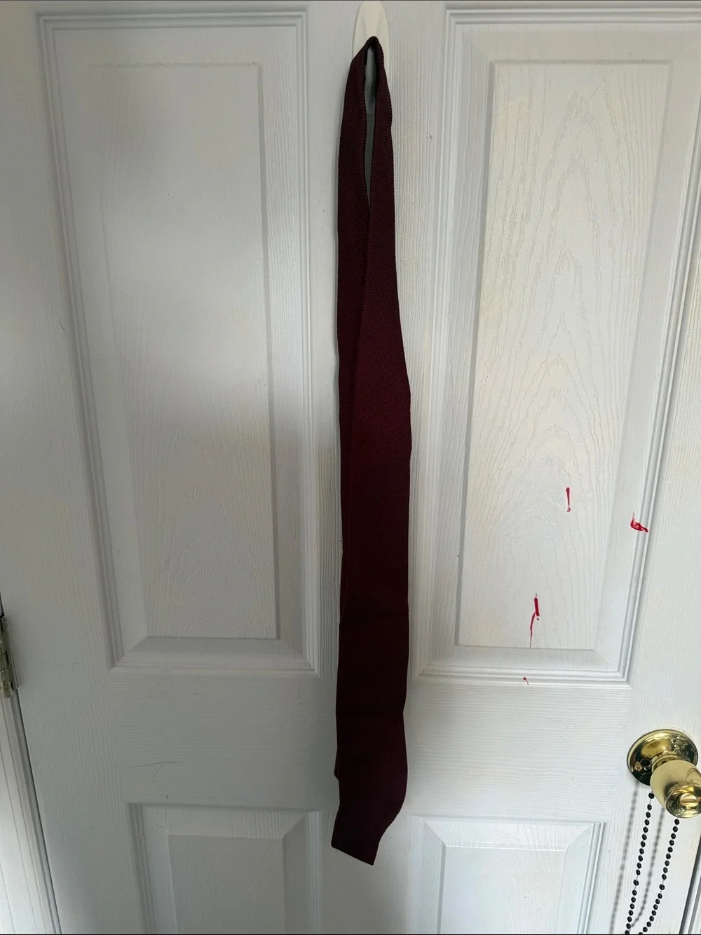 Charles Tyrwhitt Classic Burgundy Knit Tie